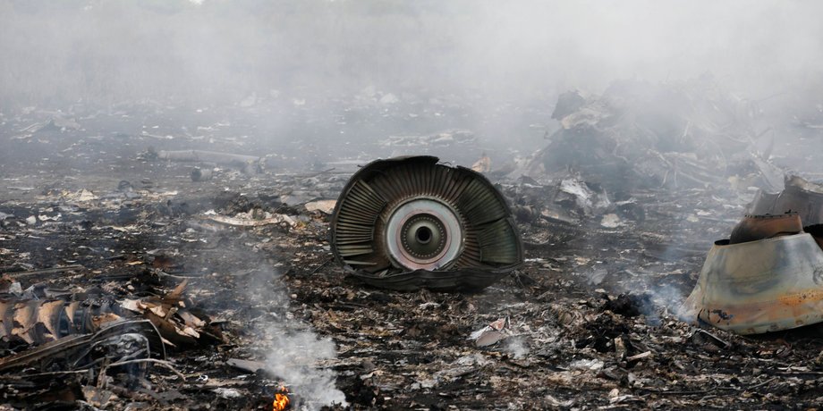 Место крушения МН-17 / Фото: themalaysianinsider.com