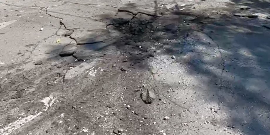 Последствия обстрела Херсона 23 июня