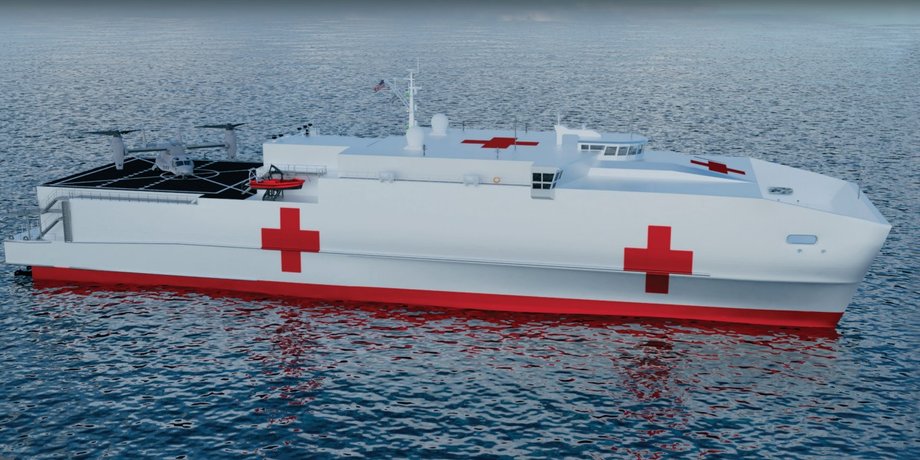 корабль USNS Bethesda