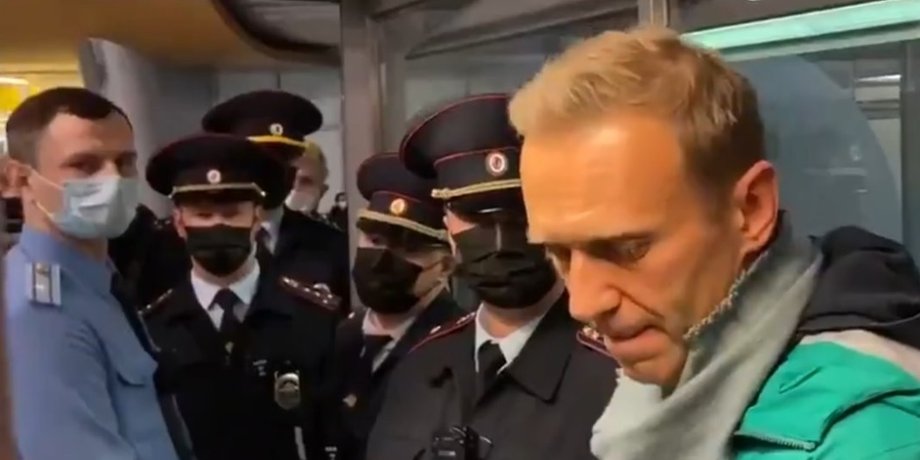 алексей навальный, задержание