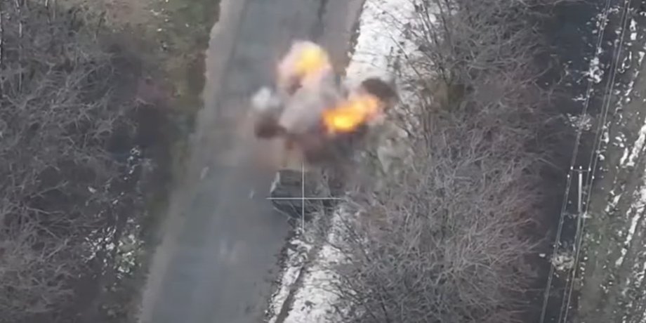 російський бтр знищення