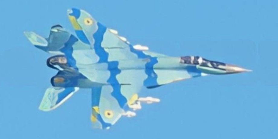 Самолет МиГ-29 в цветах Азербайджана