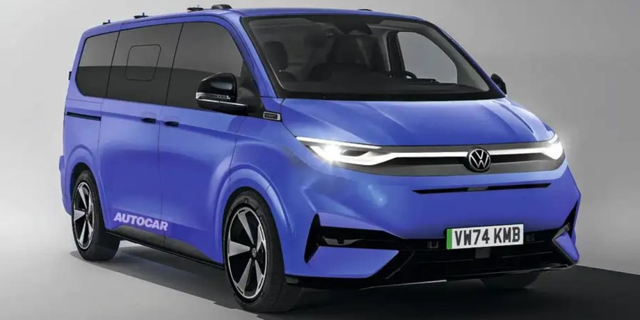 Volkswagen, Volkswagen Transporter, Авто, Автомобили, Электрокар, Электромобили, Микроавтобус, Фото