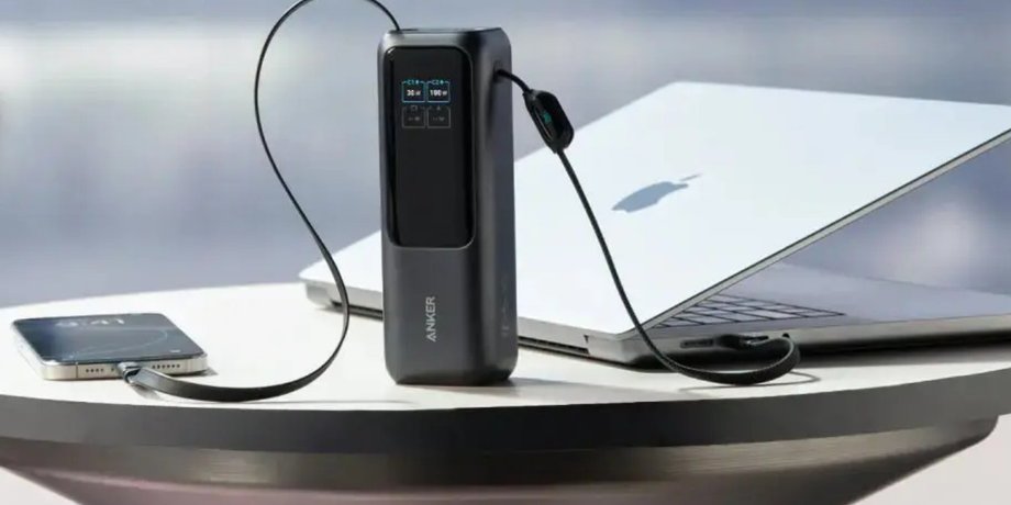 Повербанк Anker 25000 мАг 165 Вт power delivery повербанк для ноутбука