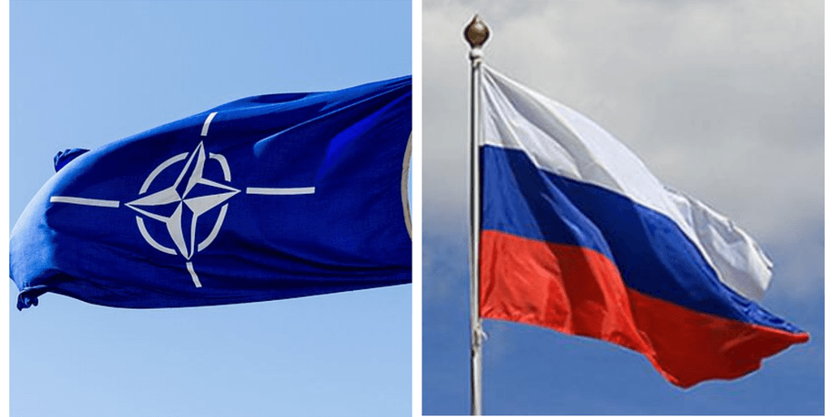 флаги, Россия, НАТО, дипломаты