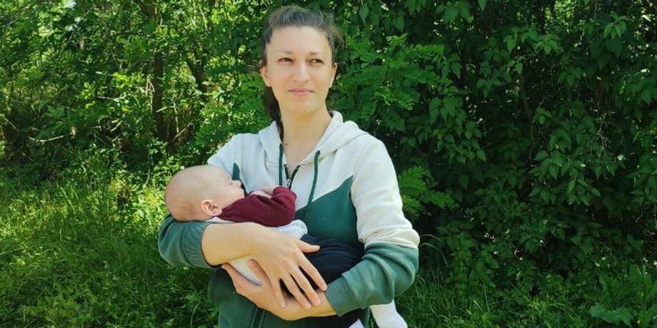 Мария Бевз с сыном Гавриилом