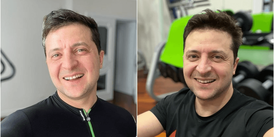 Сєдина Зеленського, Зеленський посивів, Зеленський сивий, Зеленський у спортзалі, Зеленський Instagram