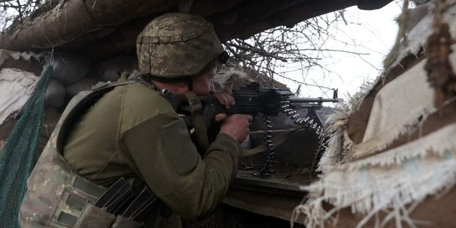 Военнослужащий, ВСУ, Донецкая область, Бахмут, Авдеевка, война в Украине, фото