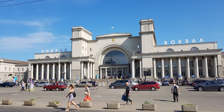вокзал, днепр-главный, фото