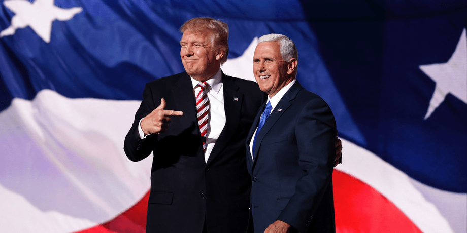 Дональд Трамп и Майк Пенс