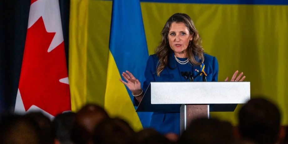 Спецпредставитель Канады по вопросам восстановления Украины Христя Фриланд