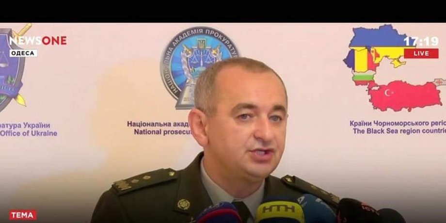 Анатолий Матиос на фоне карты Грузии / Скриншот