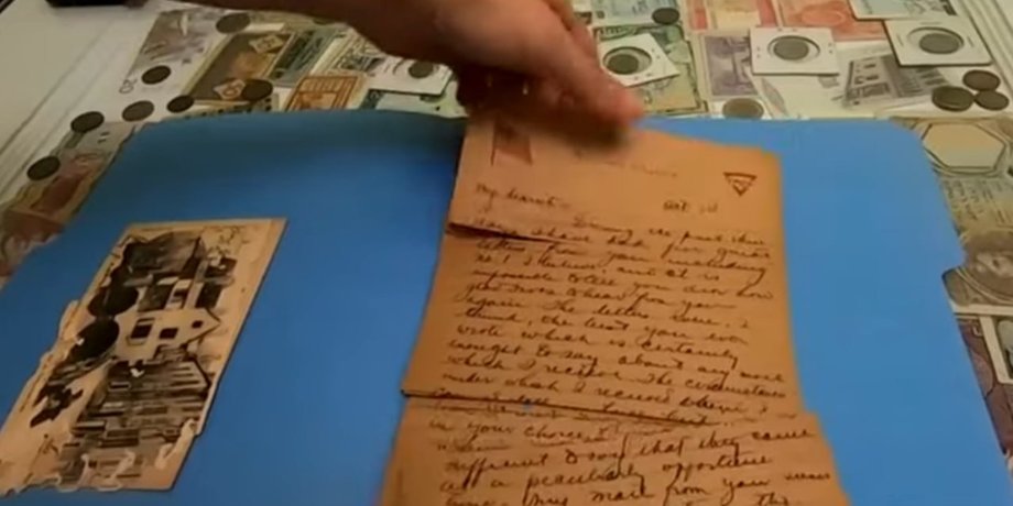 Женщина нашла во время ремонта письмо 100-летней давности: ждал, чтобы его прочитали