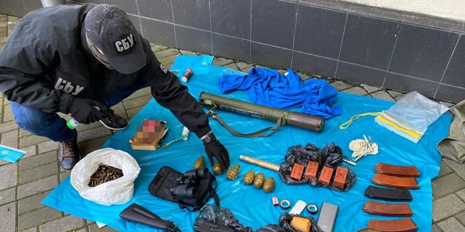 СБУ, оружие, боеприпасы, арсенал, Киев,