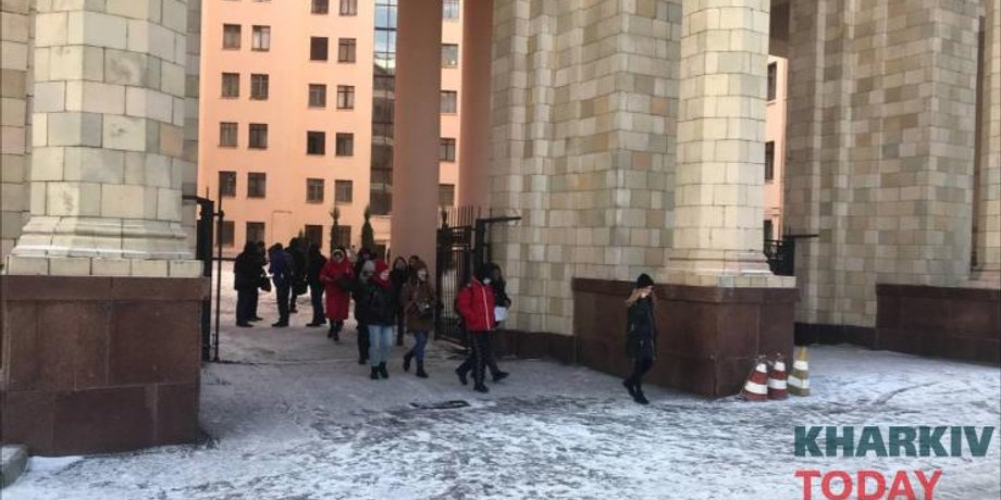 пожар в университете Каразина