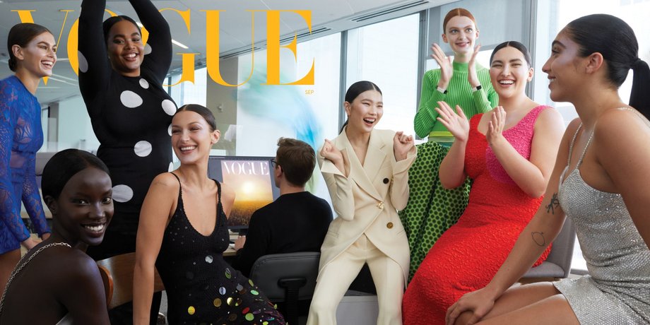 Vogue, модели, обложка