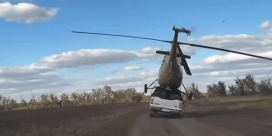 Перевезення гелікоптера Мі-2 у Росії