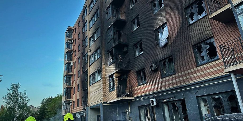 Последствия ночной атаки в Киевской области