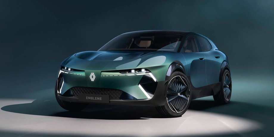 Renault Embleme, новый Renault Embleme, электромобиль Renault, электромобиль Renault, кроссовер Renault
