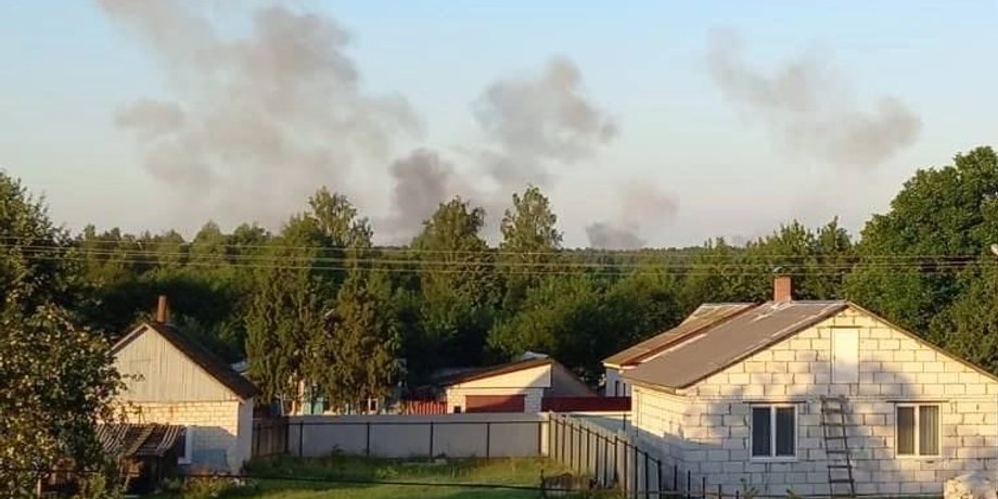 Брянская область дым, взрыв брянская область