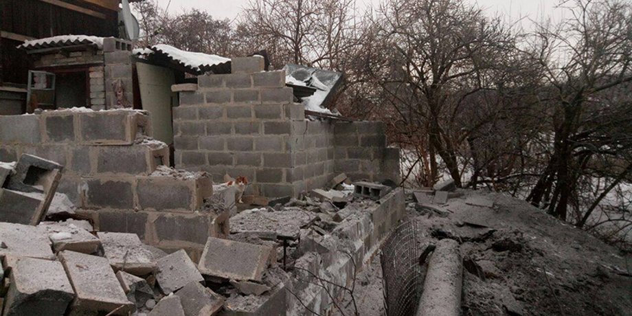 Авдеевка после обстрелов / Фото: facebook.com/Vyacheslav.Abroskin
