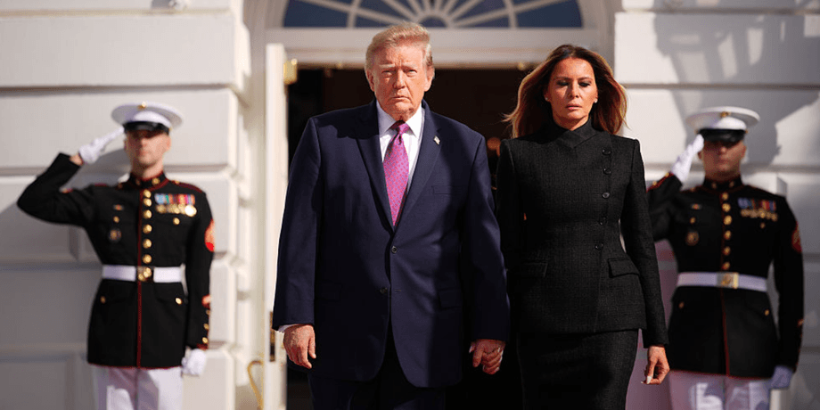 Меланія Трамп може претендувати на Нобелівську премію миру Дональд Трамп і Меланія Трамп біля Білого дому