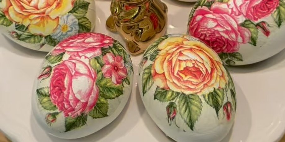 яйца, окрашивание яиц, декупаж, пасхальные яйца