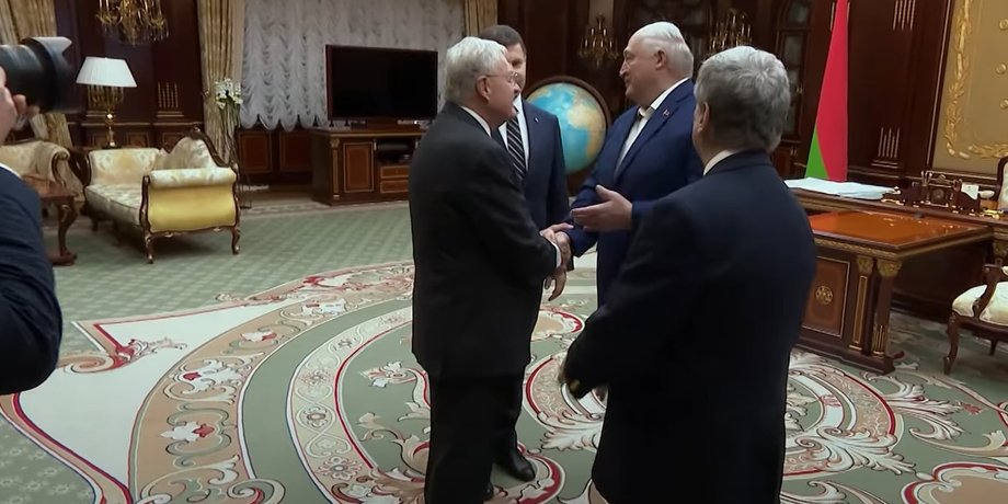 встреча Лукашенко и Келлога