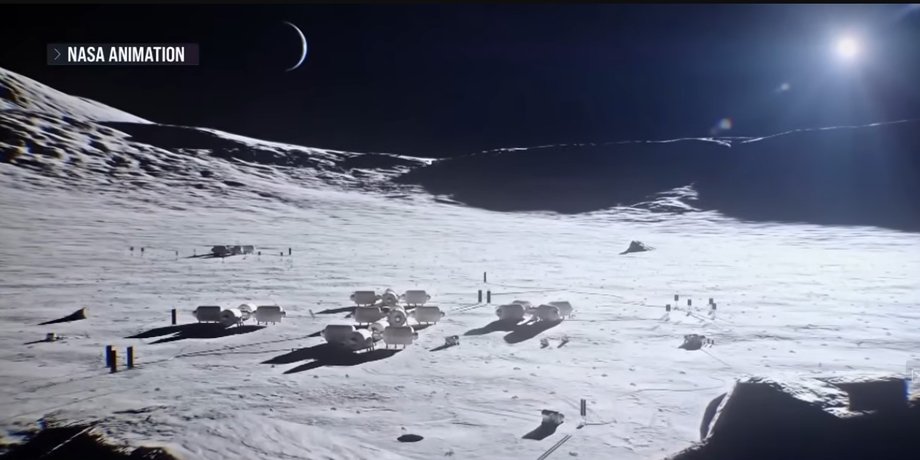 NASA представило план строительства базы на Луне