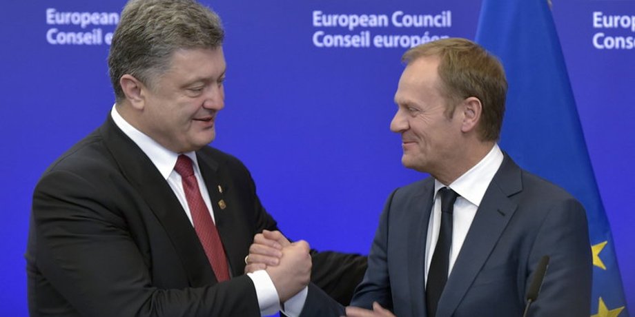 Петр Порошенко и Дональд Туск / Фото: Reuters