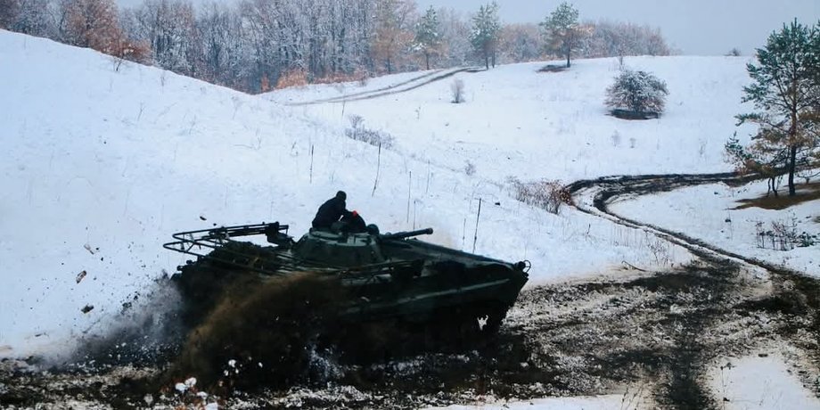 танк, штурм российских войск, Северска