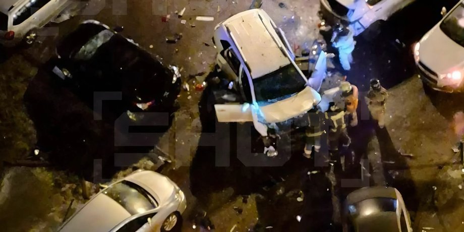 автомобіль Фаніла Сарварова після вибуху