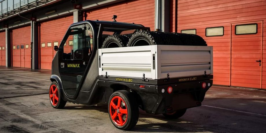 Tazzari EV Minimax Cubo, Грузовик, Электромобиль, Италия, Новинки, Фото, Авто, Автомобили, Видео