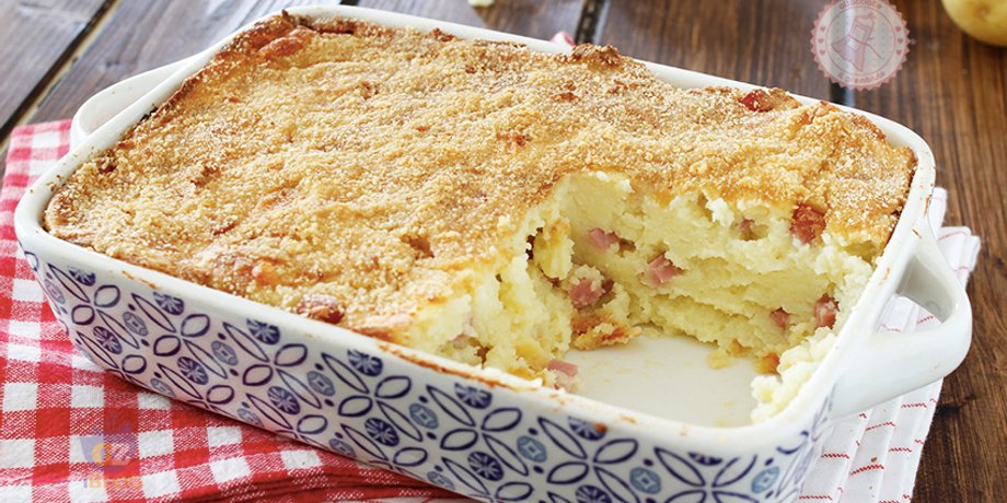 картопляний пиріг, італійська кухня, неаполітанська кухня, рецепт з картоплі, картопляна запіканка