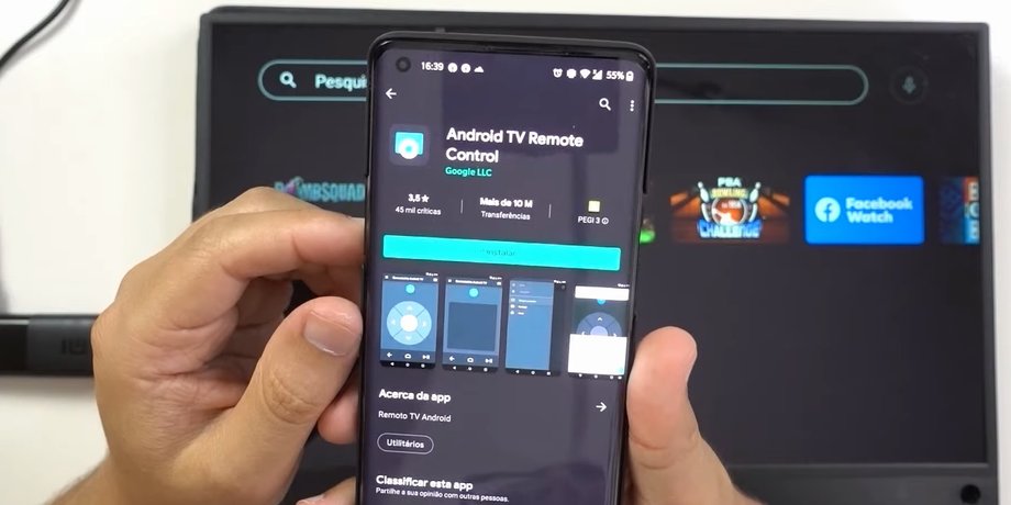 Adnroid TV, смартфон