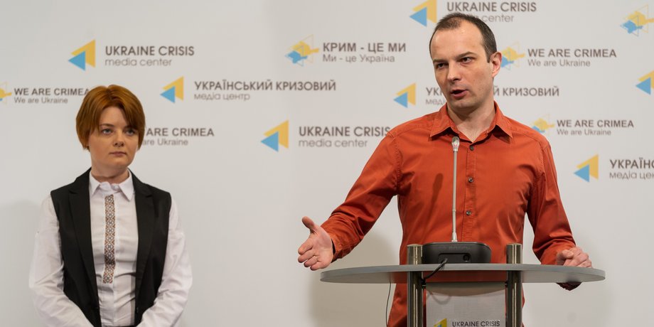 Александра Дрик и Егор Соболев / Фото: uacrisis.org