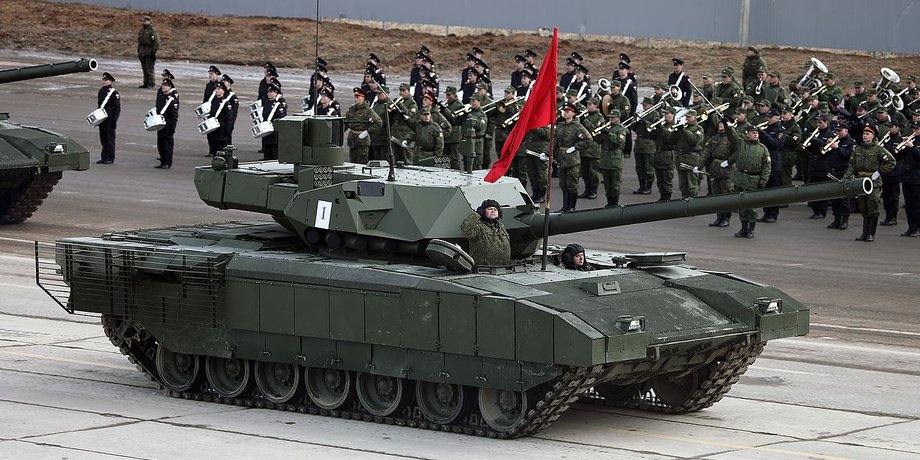 танк Т-14 "Армата" ЗС РФ на параді у Москві