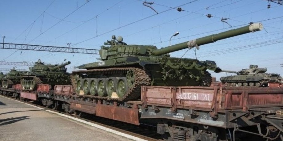 військова техніка ЗС РФ, ЖД повідомлення