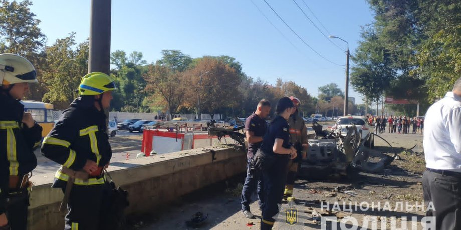 Названа причина взрыва автомобиля в Днепре, взрыв в Днепре