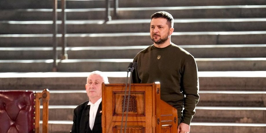владимир зеленский, зеленский в парламенте, парламент Великобритании