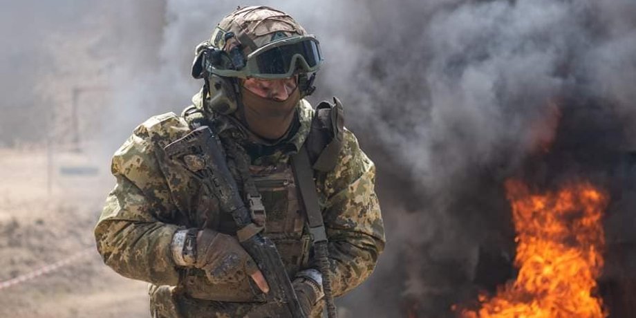Бахмут, украинский военный