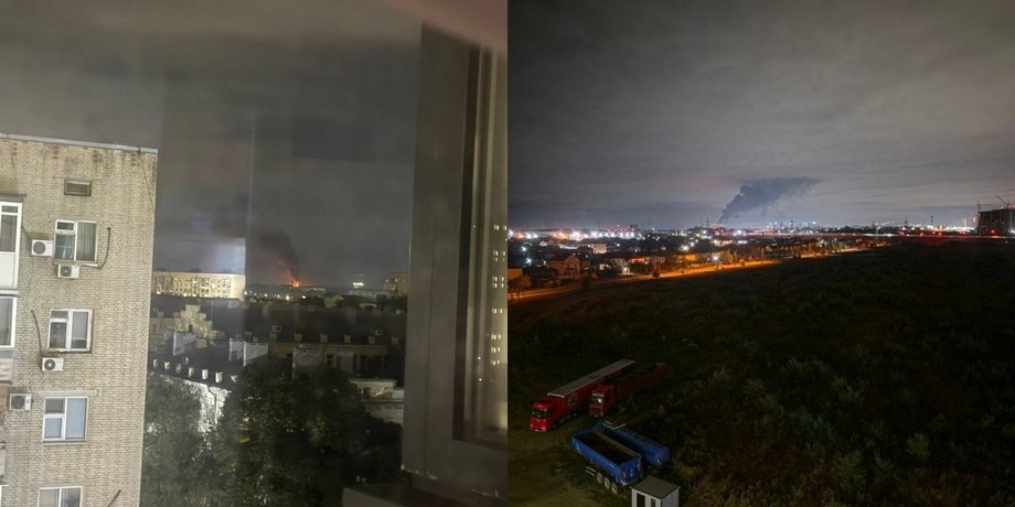 Дрони атакували військовий аеродром в Ростові вибух на військовому аеродромі в Ростові 17 вересня
