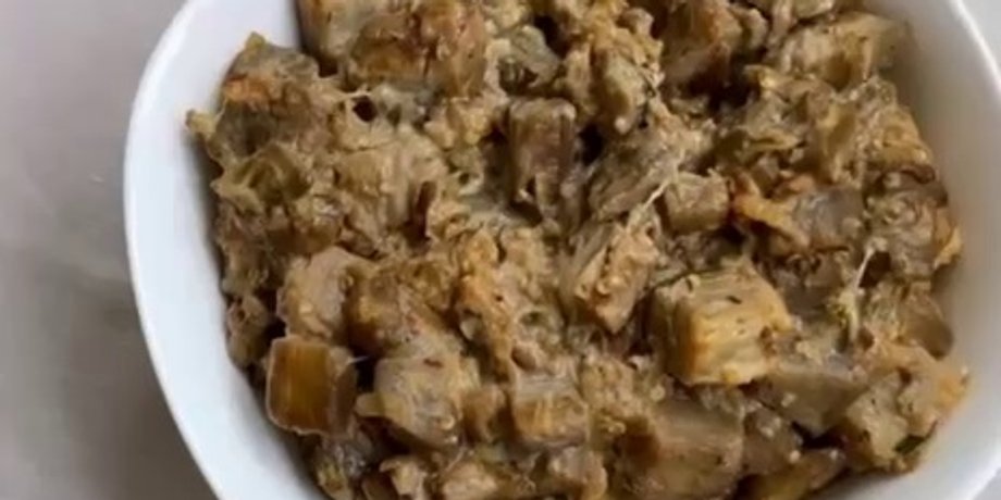 баклажаны, баклажаны со сливками