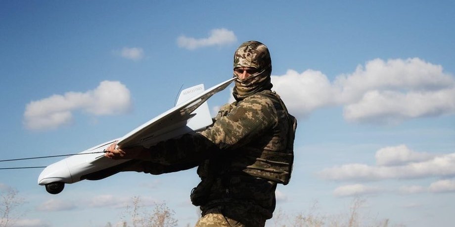 Боец ВСУ, БПЛА, дрон, военный, война в Украине, фоото