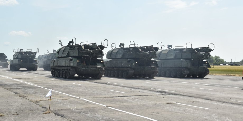 Тренировка парада к Дню независимости