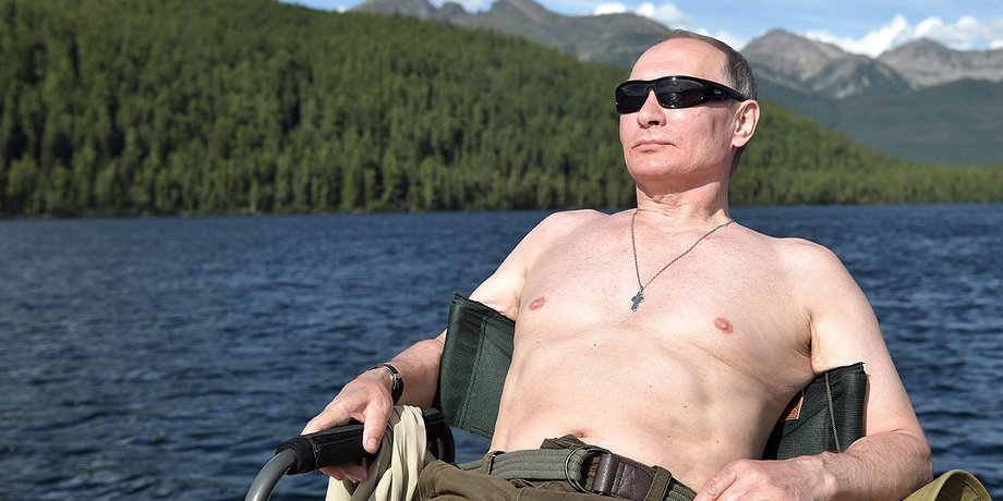 путин, голый путин, владимир путин, президент РФ