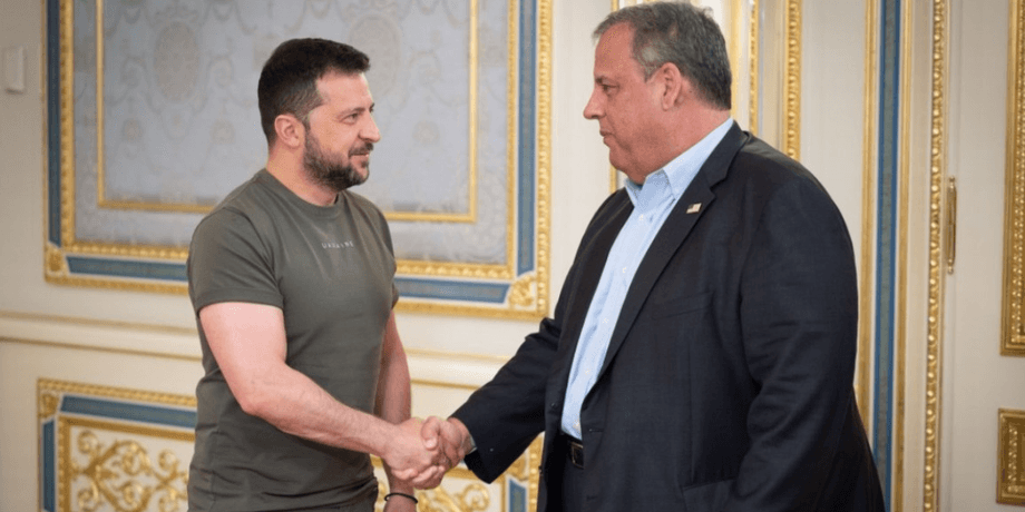 Владимир Зеленский и Крис Кристи