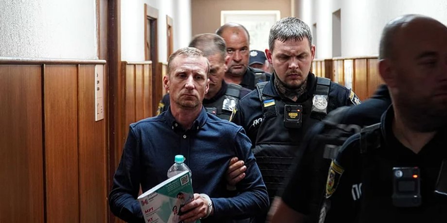 Керівник асоціації Армада Василь Гончарук Керівник асоціації Армада Василь Гончарук у суді у Києві, 27 липня 2026 року