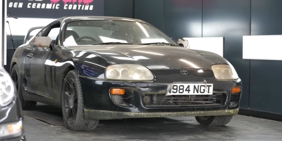 Toyota, Toyota Supra, Авто, Автомобили, Мойка, Спорткар, Видео, Фото, Умельцы, Старые авто