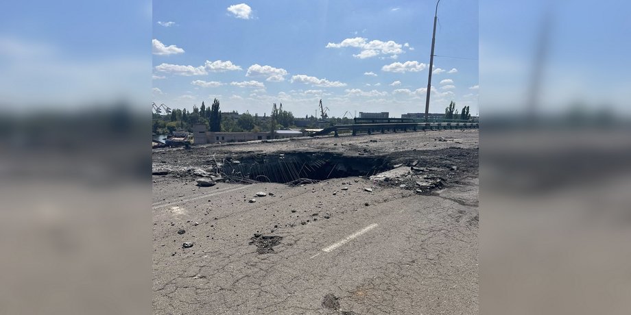 Россияне бьют по мосту в Херсоне, но это больше террор населения, чем тактика наступления, считает глава МВА Ярослав Шанько